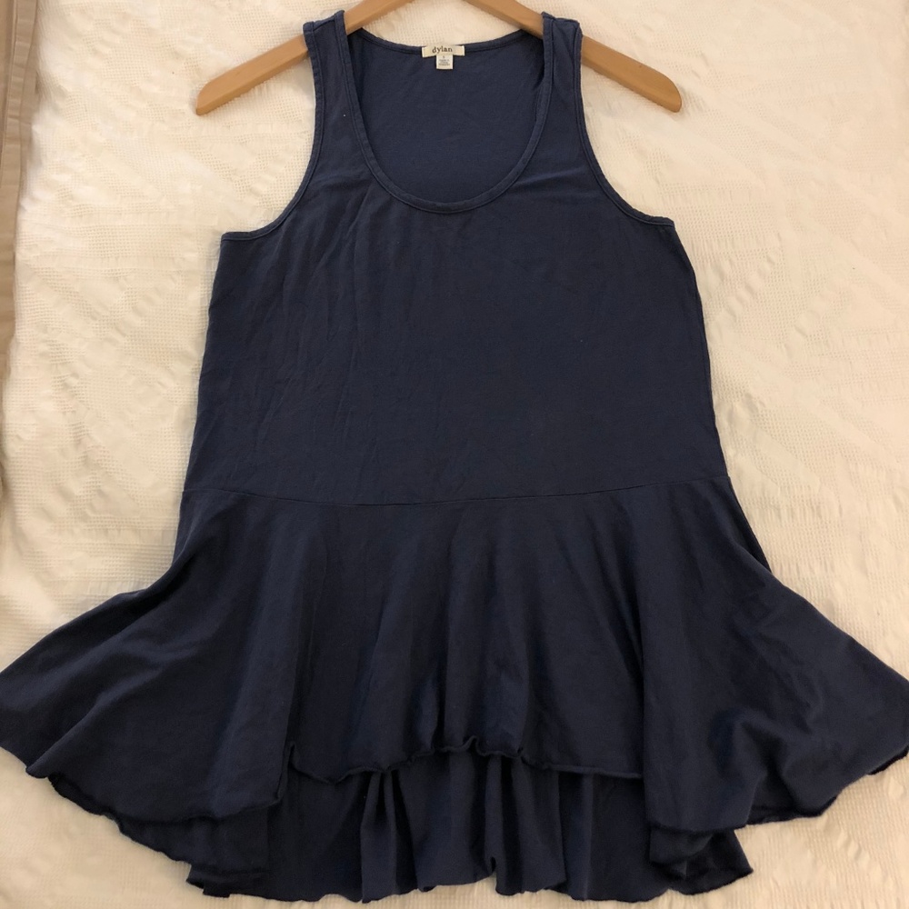 Dylan Sleeveless Top in Navy